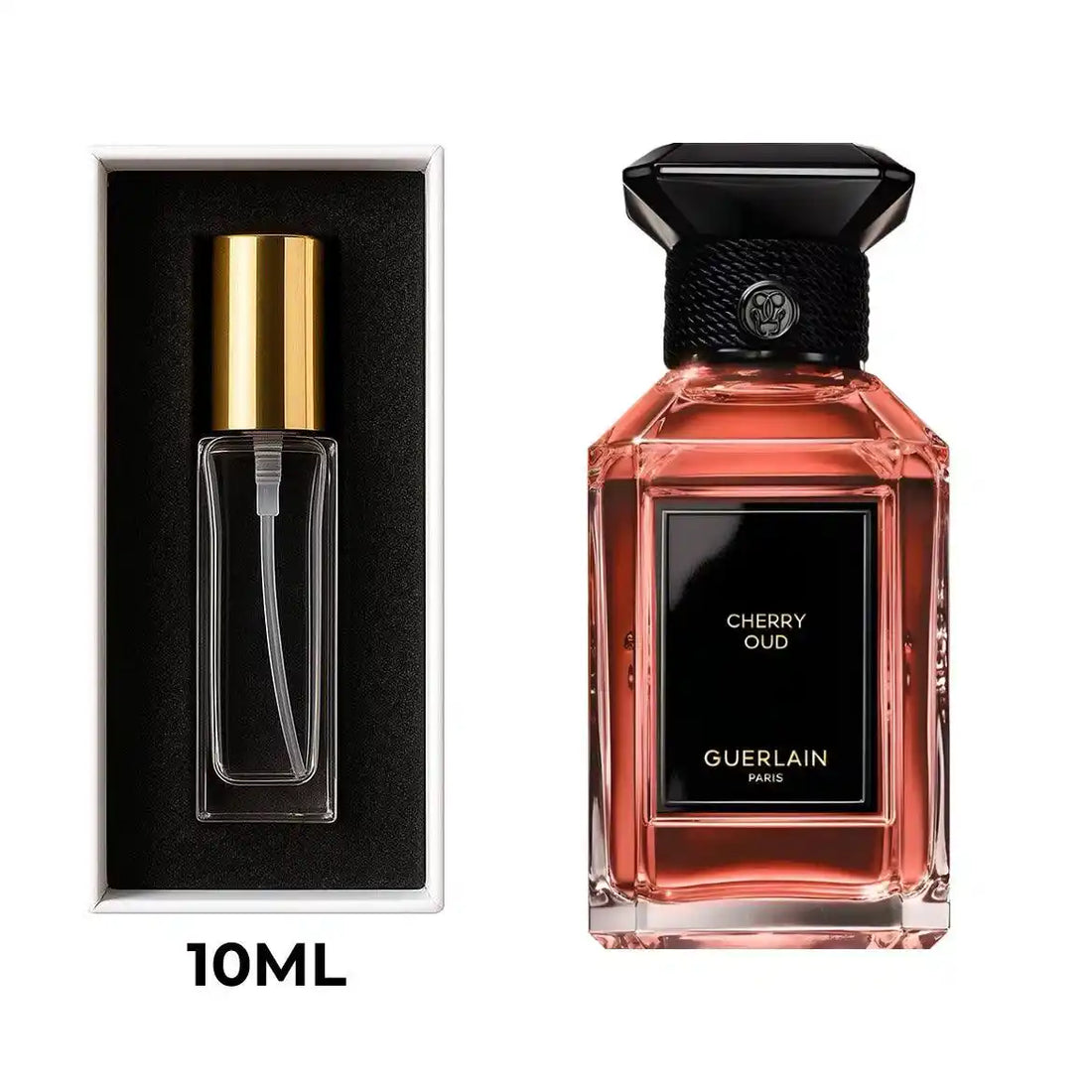 Cherry Oud Guerlain בושם יוניסקס 100 מ״ל EDP | זמין כדיקנט 5 מ״ל ו־10 מ״ל | ניחוח דובדבן מתוק עם ורד טורקי, ורד בולגרי, אוד ועור