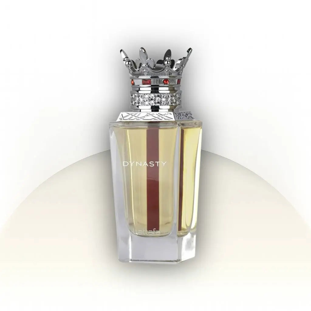 Dynasty Lattafa Perfumes בושם יוניסקס 100 מ״ל EDP | ניחוח בהשראת Clive Christian L Red Tea Vetiver | ברגמוט, פטל, רויבוש, זמש, אמברווד וקשמיראן