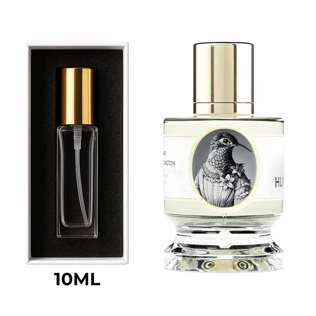 Hummingbird Zoologist Perfumes בושם נישה יוניסקס Extrait + דיקנטים 10 מ״ל ו־5 מ״ל | ניחוח פרחוני־פירותי עשיר עם מאסק, ענבר וסנדלווד