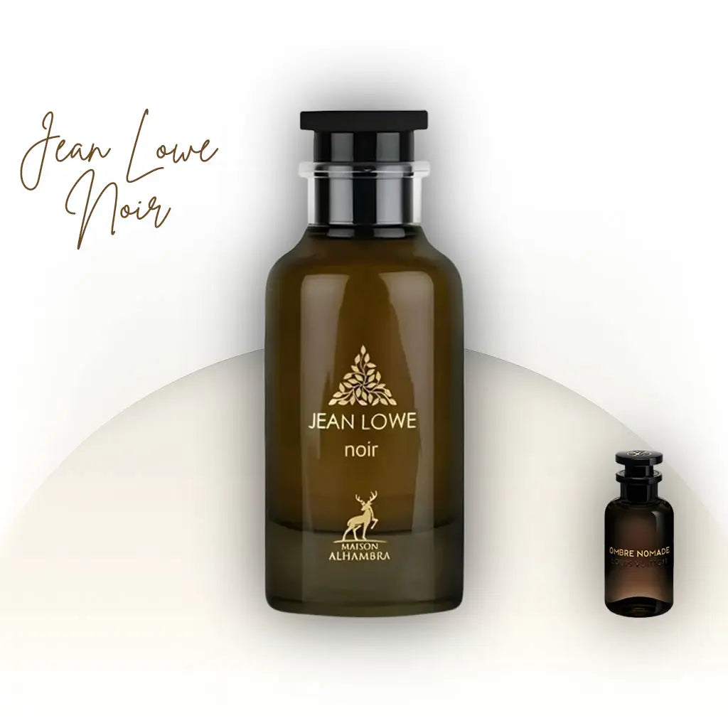 Jean Lowe Noir Maison Alhambra בושם יוניסקס 100 מ״ל EDP בהשראת Ombre Nomade Louis Vuitton | אוד, קטורת, ורד, ענבר ופטל