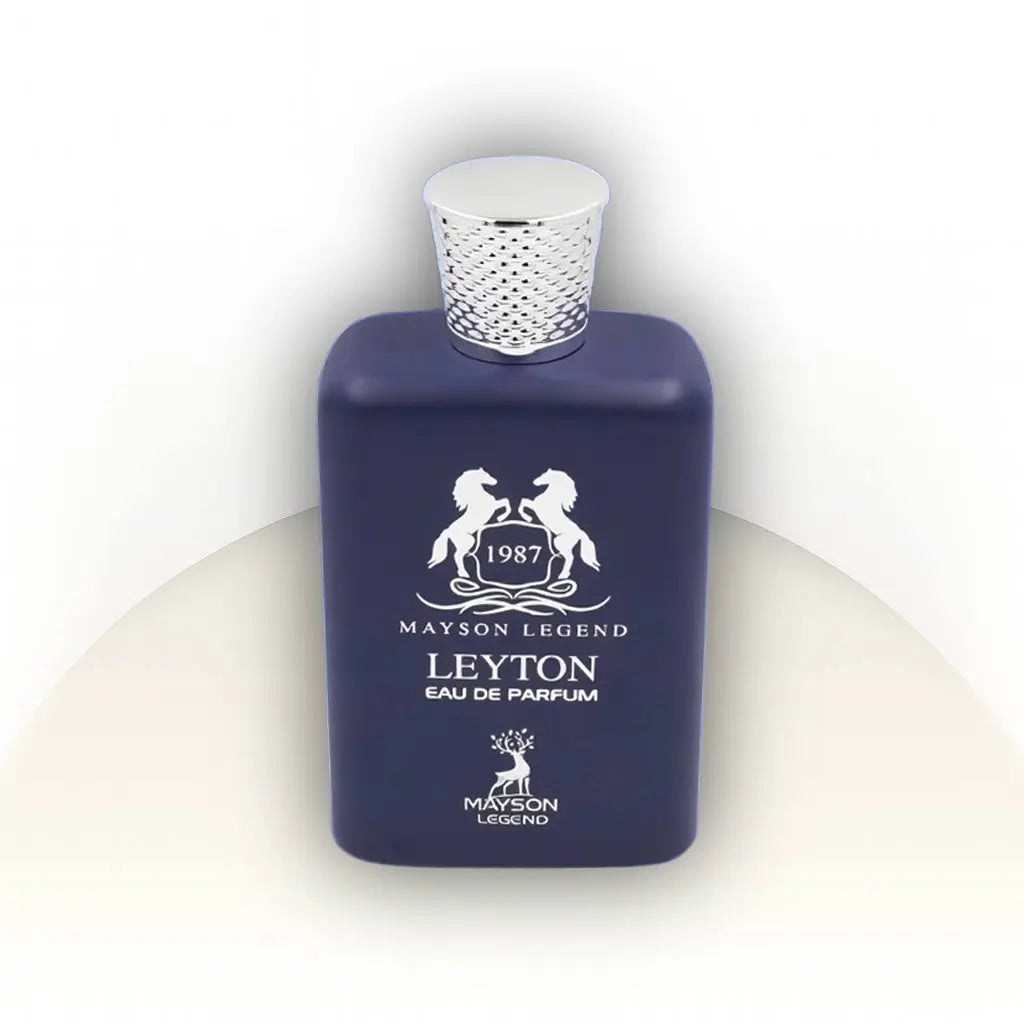 בושם Leyton Mayson Legend EDP 100ML בהשראת Layton – ניחוח יוניסקס אלגנטי מתובל ועצי.