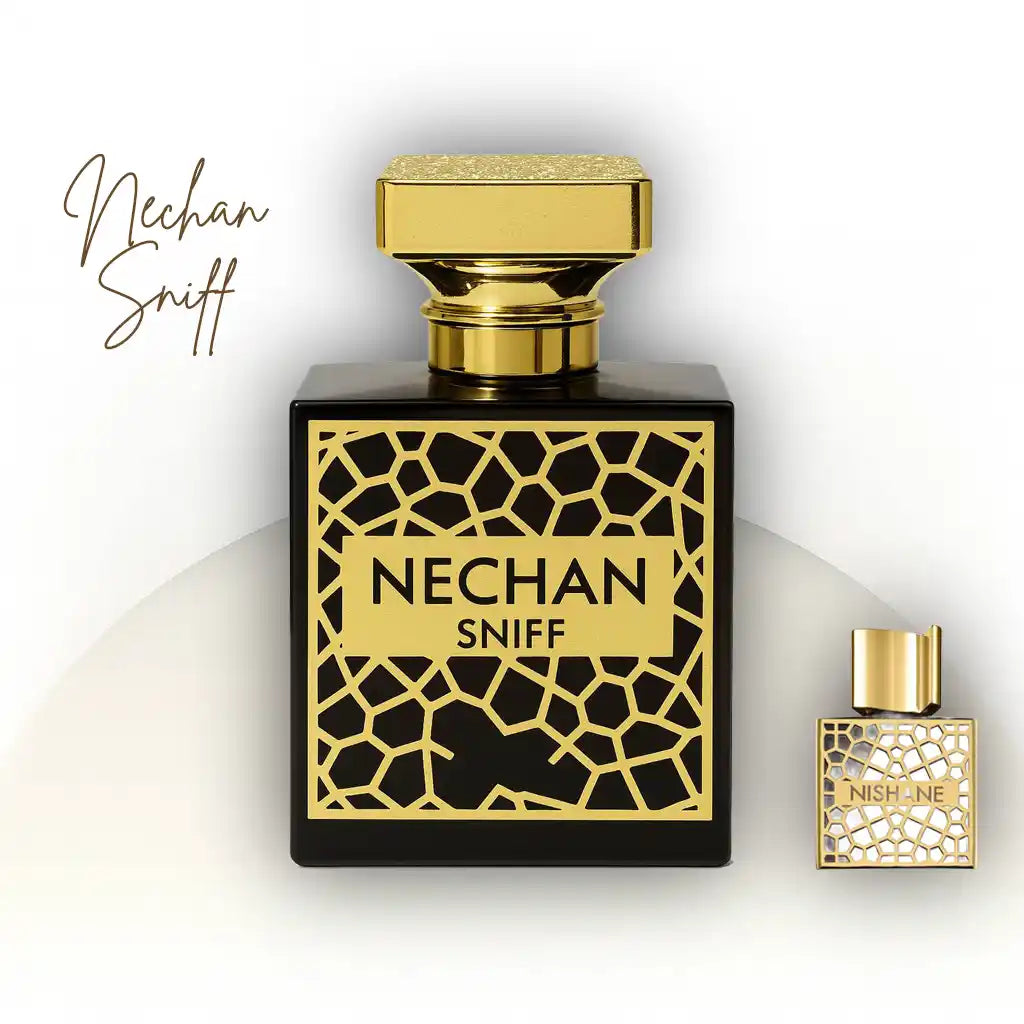 Nechan SNIFF Fragrance Deluxe בושם יוניסקס 100 מ״ל EDP בהשראת Nefs Nishane | ניחוח עשיר עם דבש, זעפרן, ורד, יסמין, אוד, וניל ועור