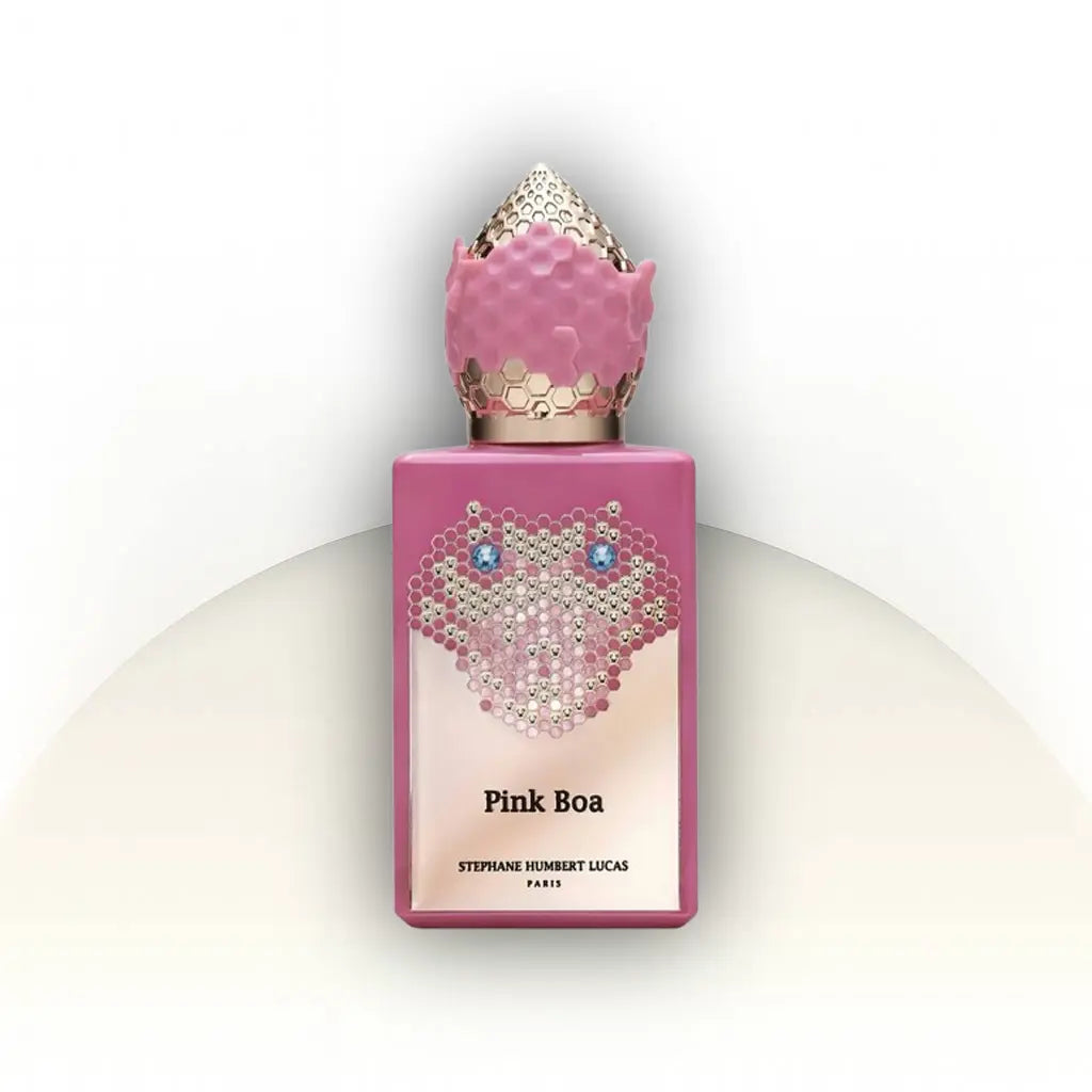 Stephane Humbert Lucas Pink Boa בושם יוניסקס 50 מ״ל EDP + דיקנטים 10 מ״ל ו־5 מ״ל | פירות יער, תות, ענבר, סנדלווד וקטורת