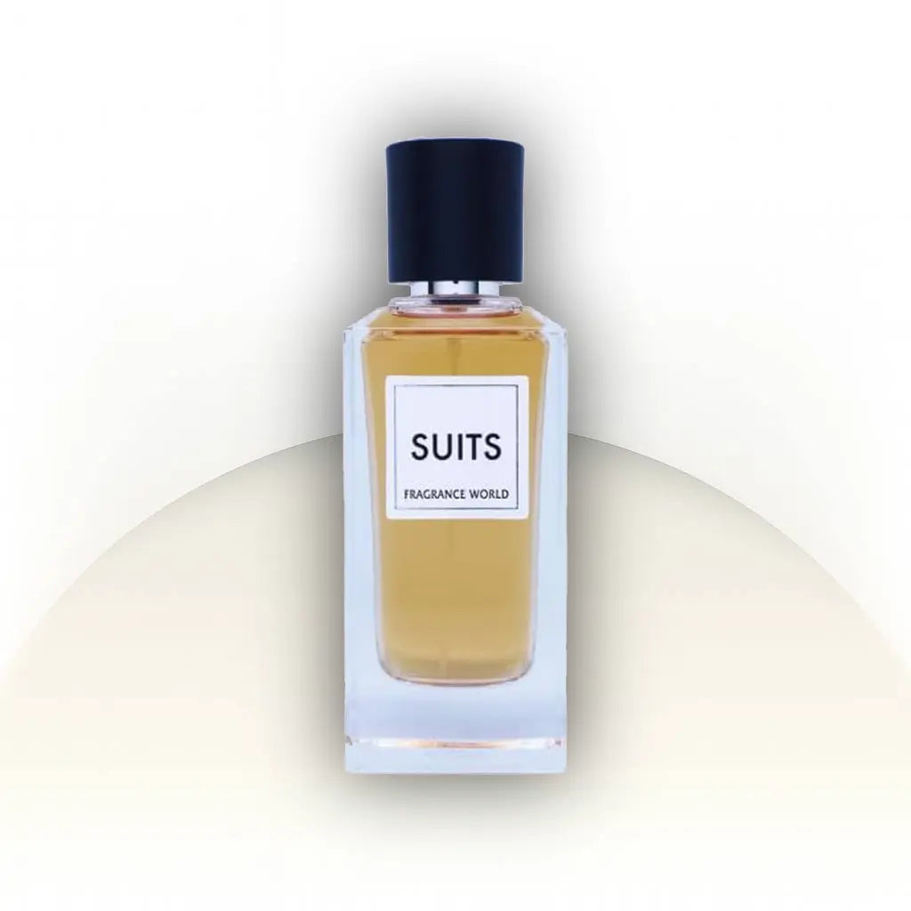 Suits Fragrance World EDP 100ML – בושם יוניסקס בעומק ירקרק, פרחוני ועצי בהשראת YSL Tuxedo.
