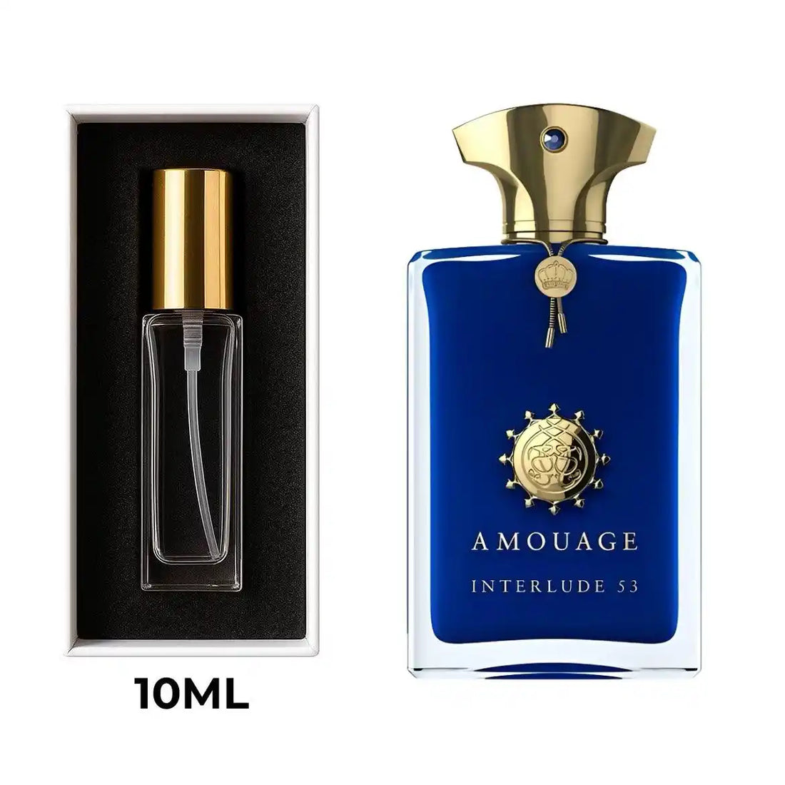 Amouage Interlude 53 בושם לגבר 100 מ״ל Extrait de Parfum | זמין גם כדיקנט 5 מ״ל ו־10 מ״ל | ניחוח קטורת, ענבר, אוד, עור ופצ'ולי