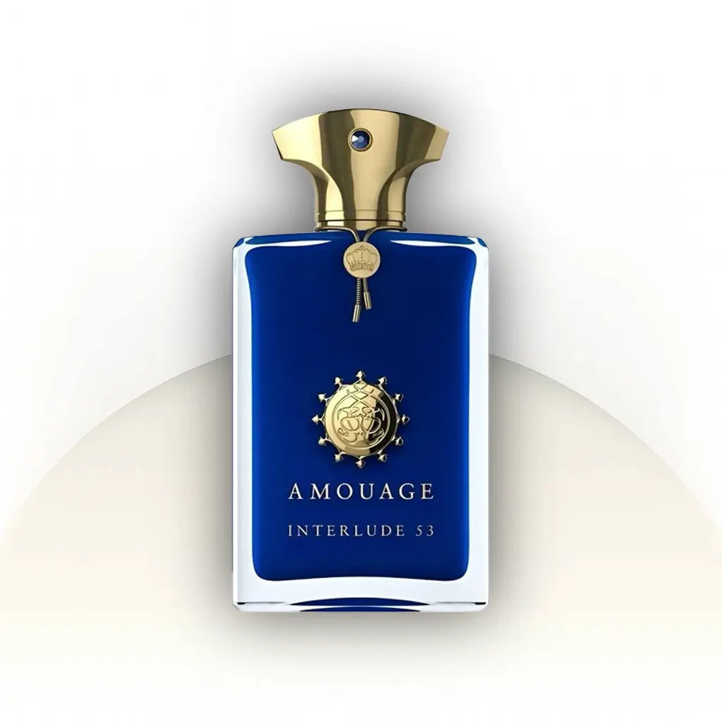 Amouage Interlude 53 בושם לגבר 100 מ״ל Extrait de Parfum | זמין גם כדיקנט 5 מ״ל ו־10 מ״ל | ניחוח קטורת, ענבר, אוד, עור ופצ'ולי