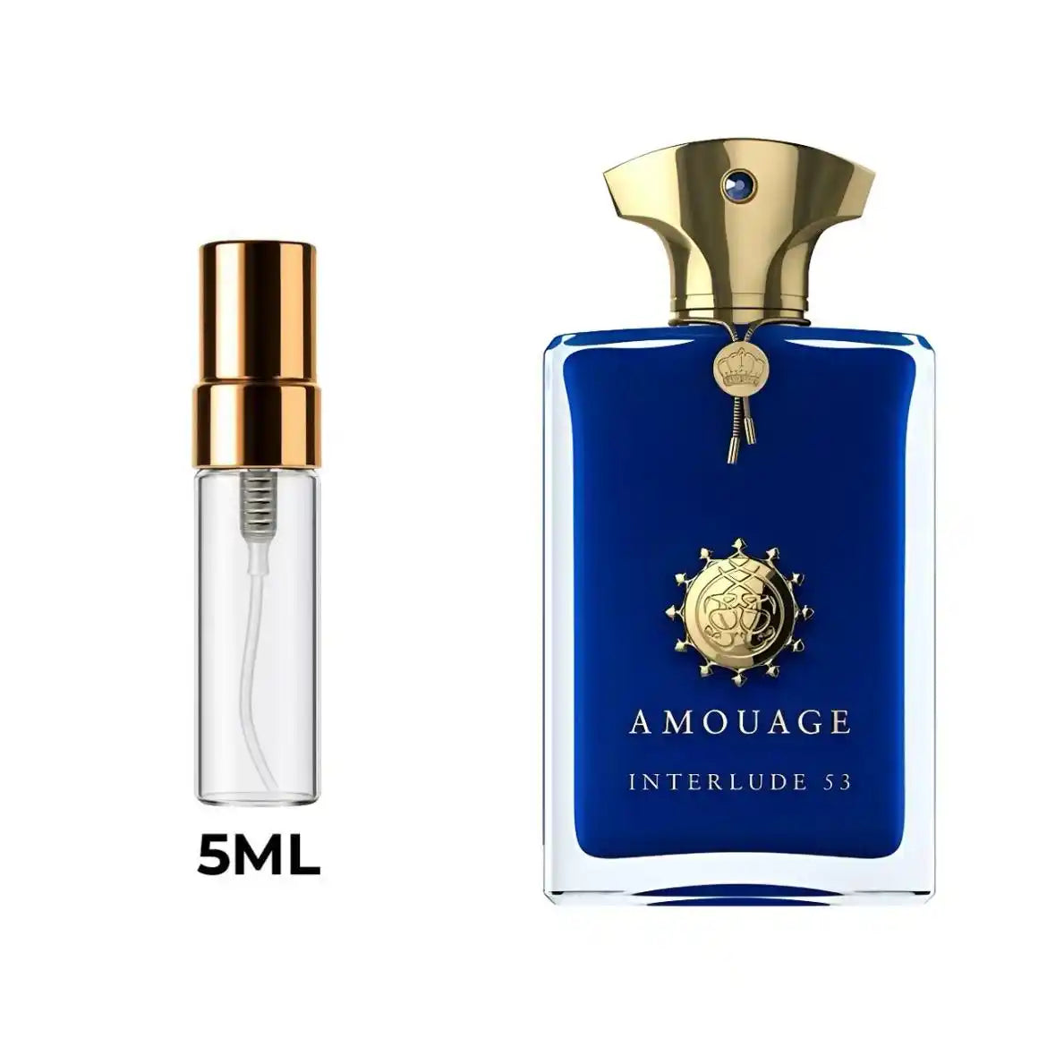 Amouage Interlude 53 בושם לגבר 100 מ״ל Extrait de Parfum | זמין גם כדיקנט 5 מ״ל ו־10 מ״ל | ניחוח קטורת, ענבר, אוד, עור ופצ'ולי