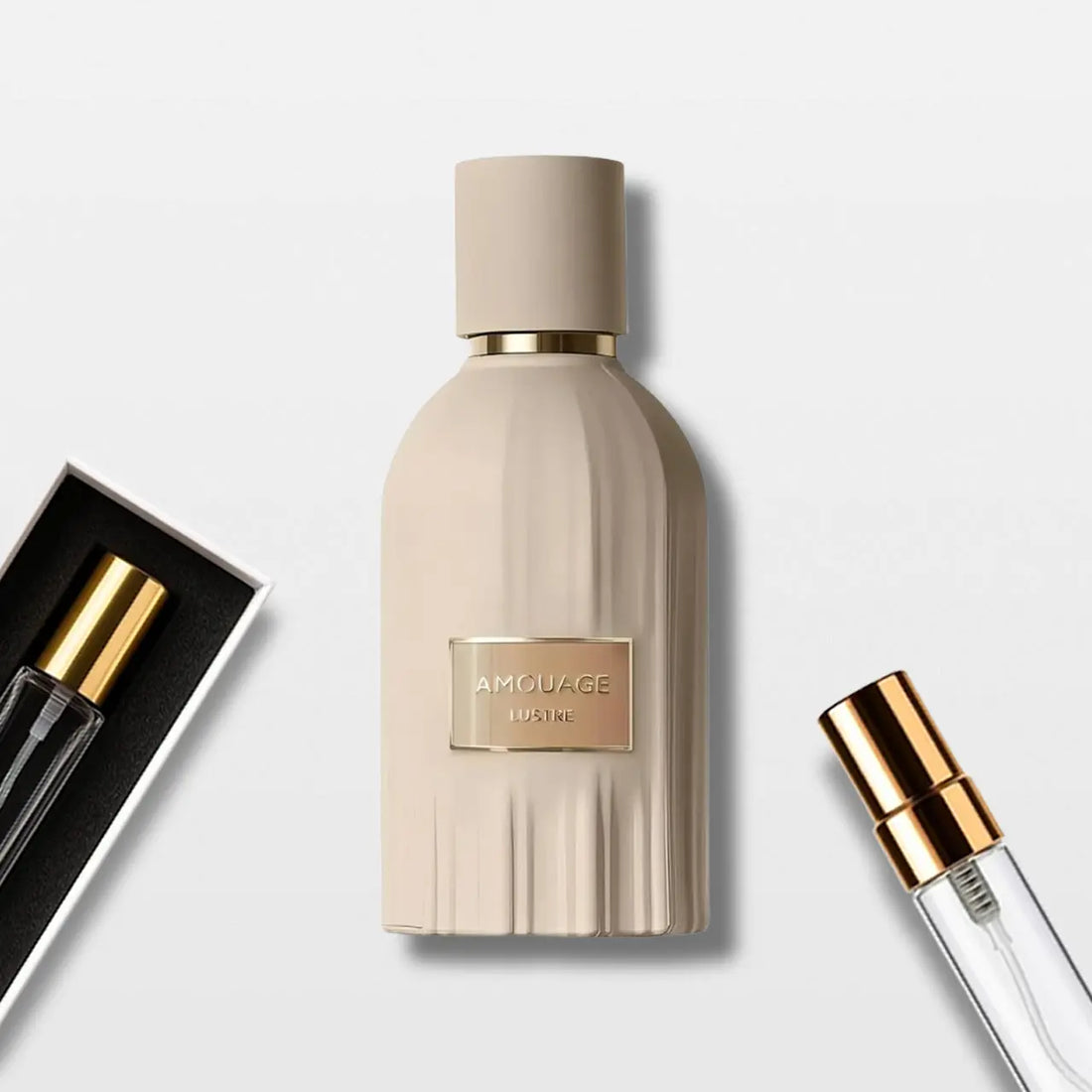 בקבוק בושם Lustre Amouage – צילום חזית