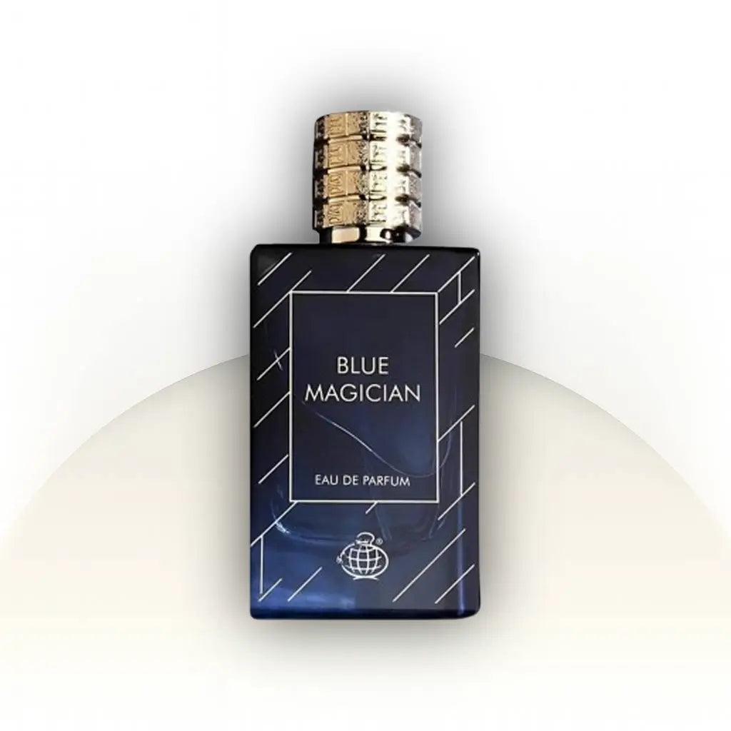 Blue Magician Fragrance World בושם יוניסקס 100 מ״ל EDP | בהשראת Blue Talisman Ex Nihilo | ניחוח הדרי־פרחוני עם אגס, ברגמוט, ג’ינג’ר, מוסק וארז
