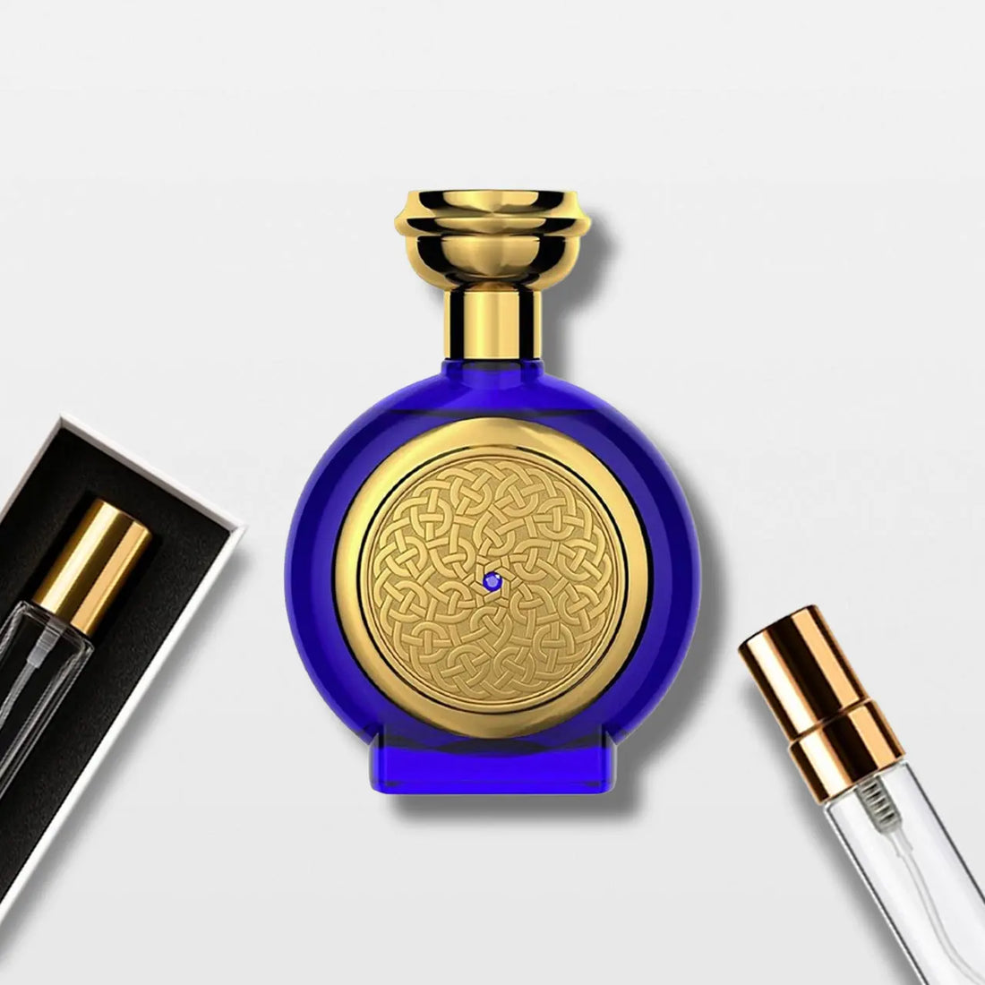 בקבוק בושם Blue Sapphire Boadicea the Victorious – צילום חזית