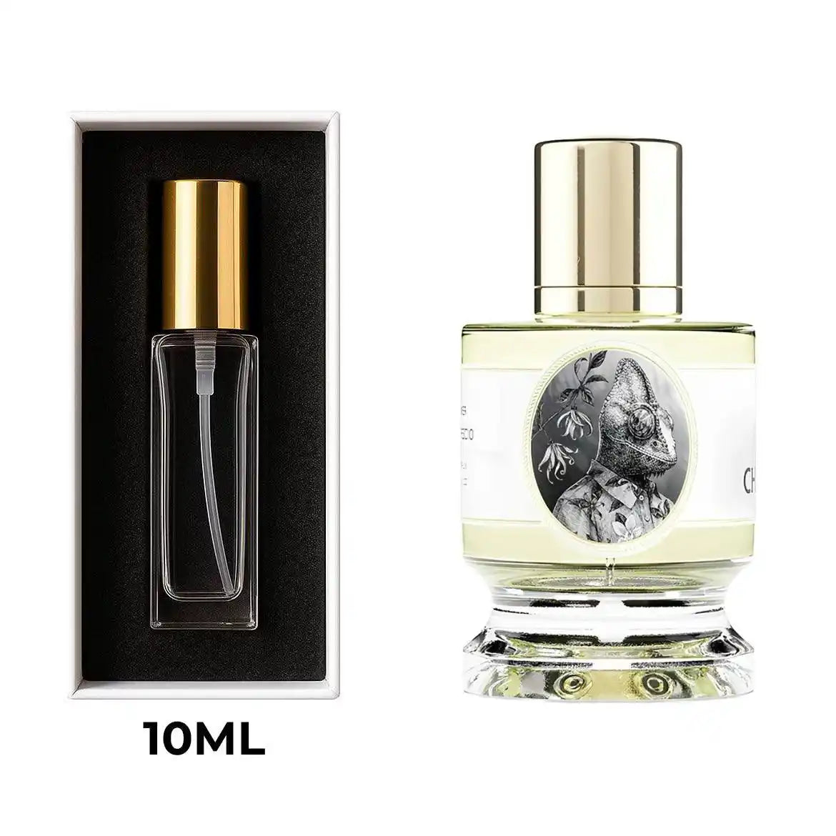 Chameleon Zoologist Perfumes בושם יוניסקס Extrait de Parfum | זמין גם כדיקנט 5 מ״ל ו־10 מ״ל | ניחוח טרופי־פרחוני עם מנגו, ילנג־ילנג, מי ים, וניל ועצים