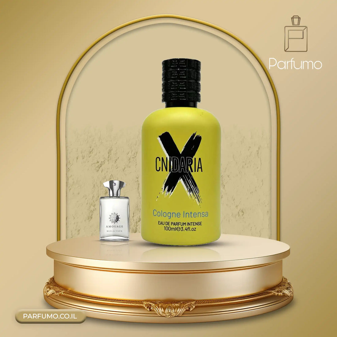 Cnidaria X Cologne Intense Samam EDP 100ML – בושם לגבר בעוצמה אלגנטית בהשראת Reflection Man Amouage.