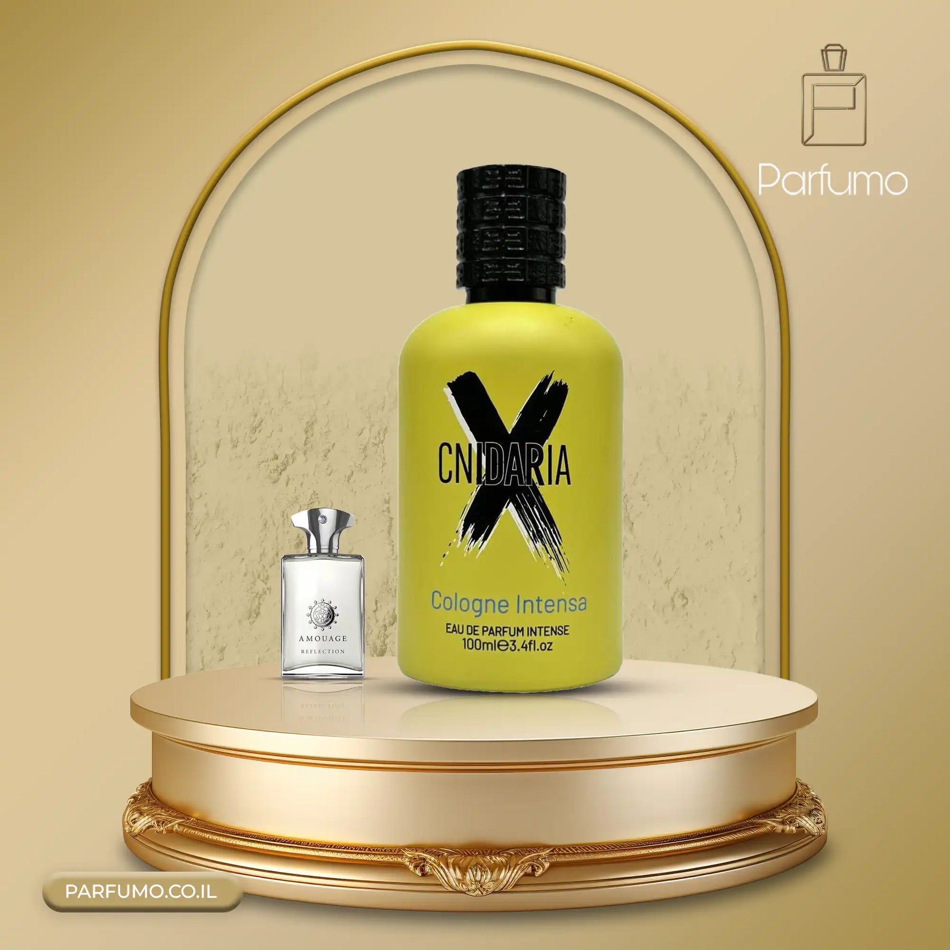 Cnidaria X Cologne Intense Samam EDP 100ML – בושם לגבר בעוצמה אלגנטית בהשראת Reflection Man Amouage.