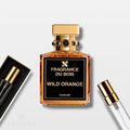 דיקנט של הבושם Wild Orange מבית Fragrance Du Bois, הפתרון המושלם להתנסות בניחוח היוקרתי לפני רכישת בקבוק מלא.