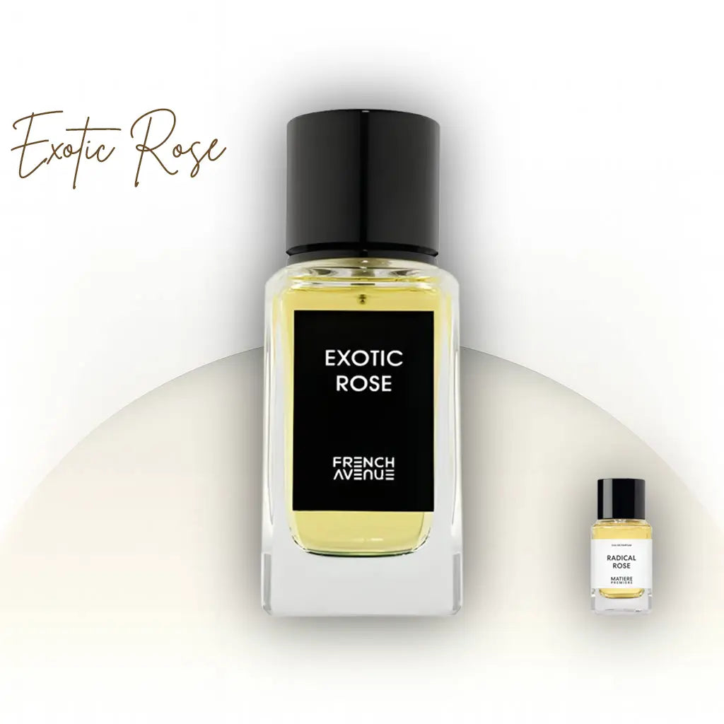 בושם יוקרתי French Avenue Exotic Rose יוניסקס 100 מ״ל EDP | בהשראת Radical Rose Matiere Premiere | ניחוח ורד, זעפרן ופטצ'ולי