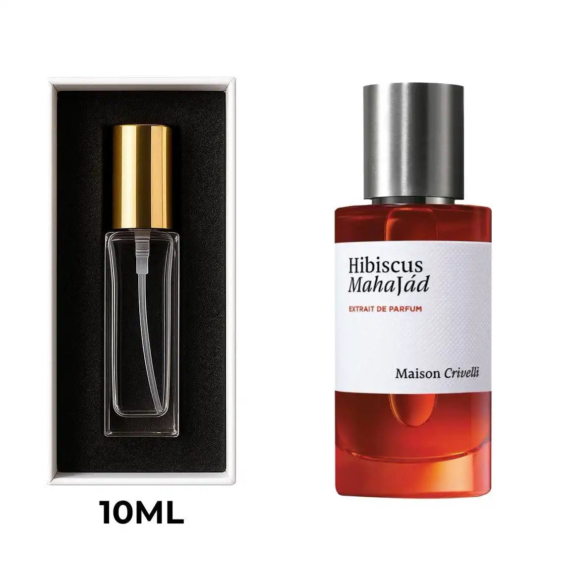 Hibiscus Mahajád Maison Crivelli בושם יוניסקס Extrait de Parfum | זמין כדיקנט 5 מ״ל ו־10 מ״ל | ניחוח היביסקוס, ורד דמשק, וניל, קסיס ועור