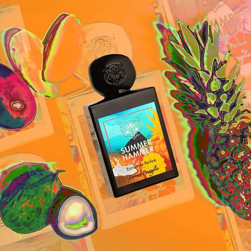 בקבוק בושם Summer Hammer Lorenzo Pazzaglia – צילום חזית