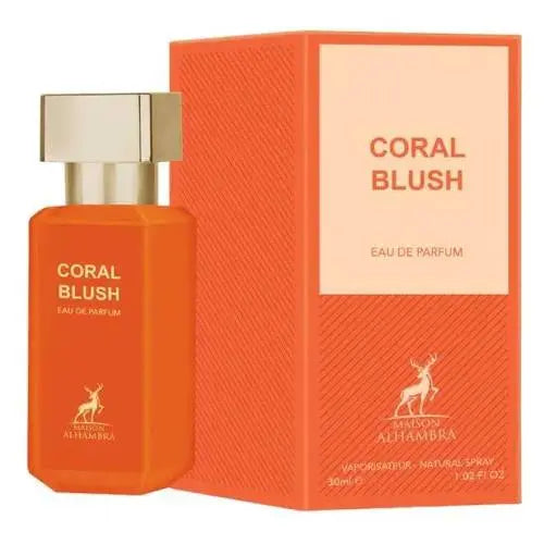 בקבוק בושם Coral Blush Maison Alhambra EDP 30ml יוניסקס – צילום חזית