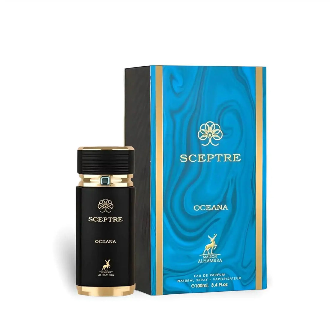 בקבוק בושם Sceptre Oceana Maison Alhambra EDP 100ml לגברים – צילום חזית