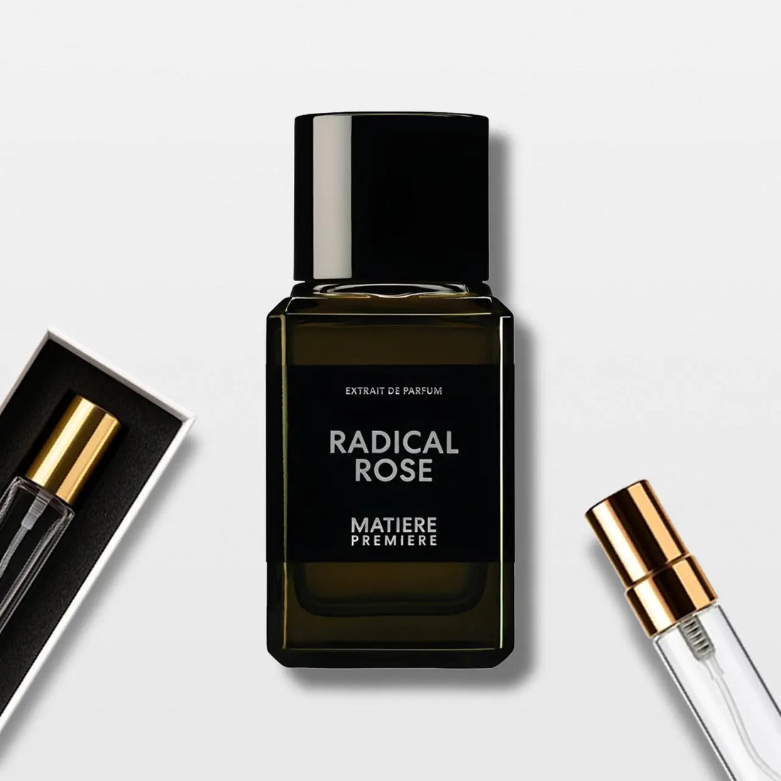 בקבוק בושם Radical Rose Extrait Matiere Premiere – צילום חזית