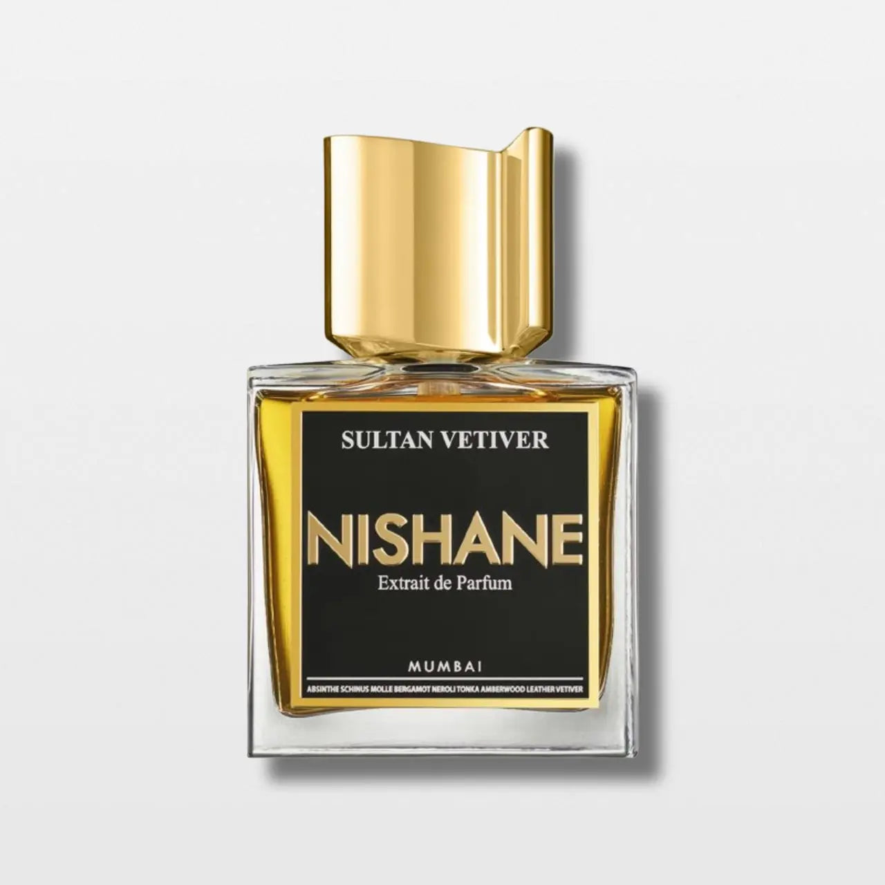 בקבוק בושם Sultan Vetiver Nishane 50ml – צילום חזית