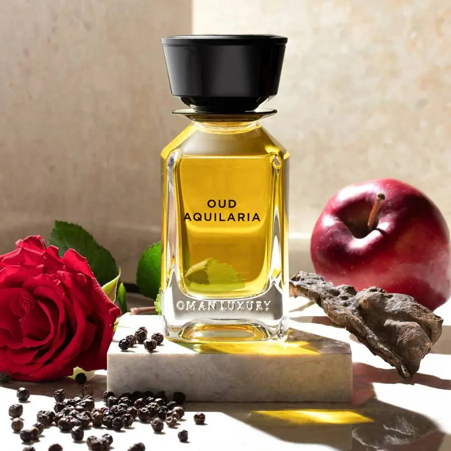בקבוק בושם Oud Aquilaria Omanluxury 100ml – צילום חזית