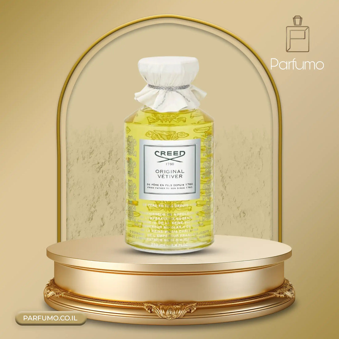 Original Vetiver Creed EDP 250ML – בושם יוניסקס רענן ואלגנטי עם ברגמוט, וטיבר, סנדלווד ומאסק.