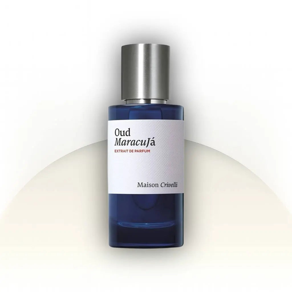 Oud Maracujá Maison Crivelli בושם יוניסקס Extrait de Parfum | זמין כדיקנט 5 מ״ל / 10 מ״ל | פסיפלורה אקזוטית, אוד, וניל וענבר