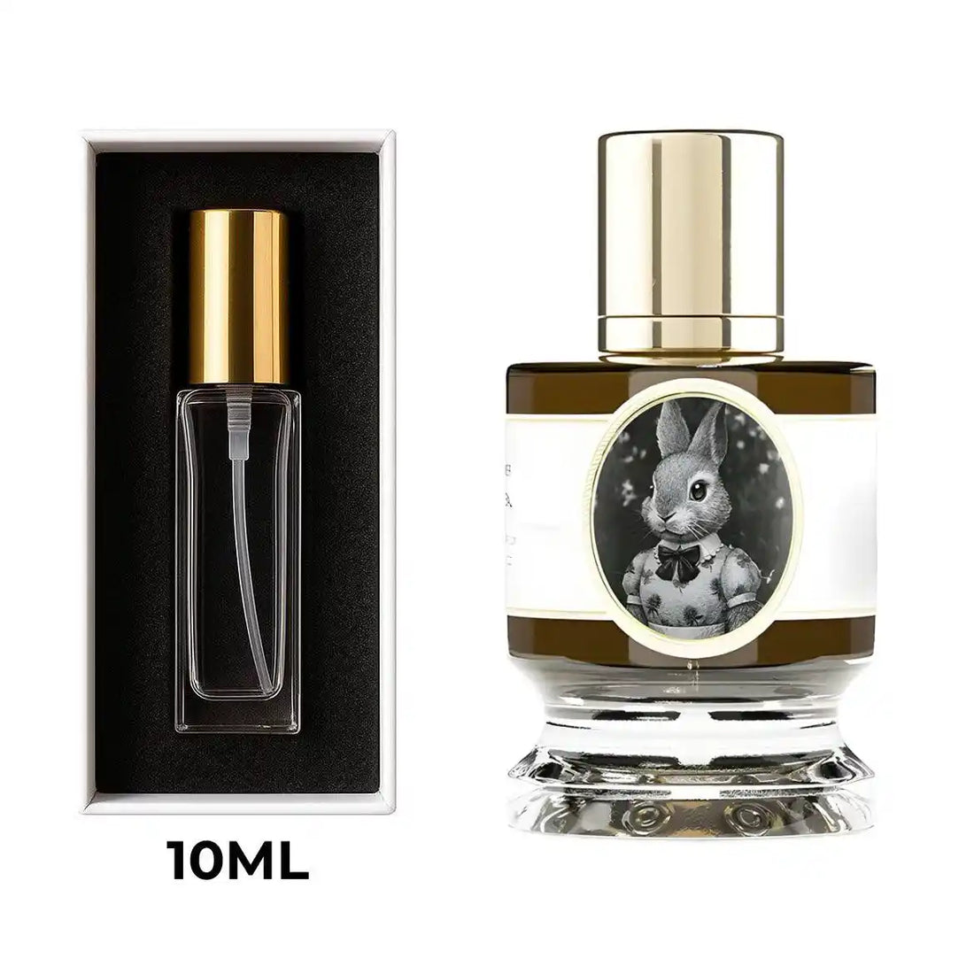 Rabbit Zoologist Perfumes בושם נישה יוניסקס Extrait + דיקנטים 10 מ״ל ו־5 מ״ל | קינמון, תפוח, סיגלית, וניל ופצ’ולי