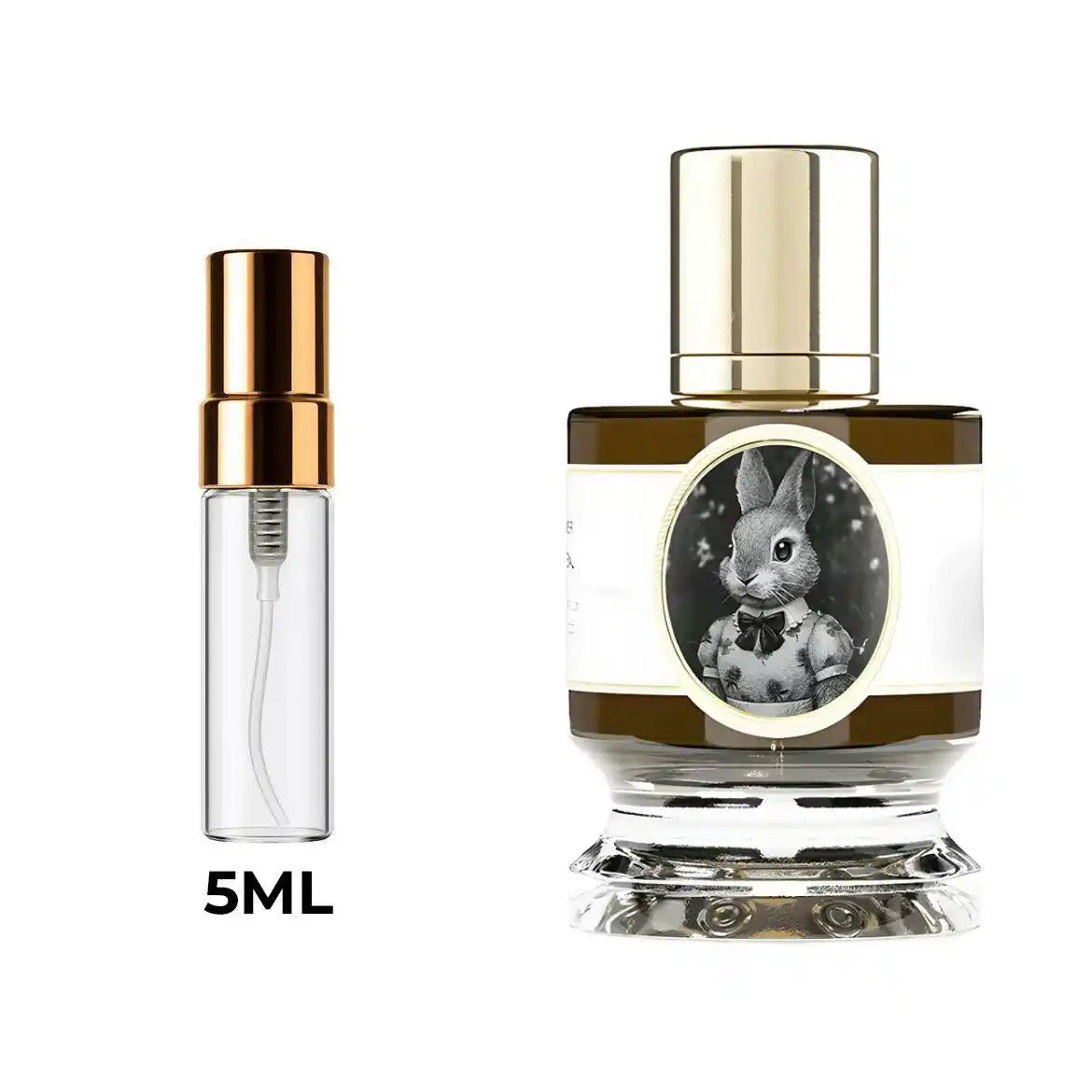 Rabbit Zoologist Perfumes בושם נישה יוניסקס Extrait + דיקנטים 10 מ״ל ו־5 מ״ל | קינמון, תפוח, סיגלית, וניל ופצ’ולי