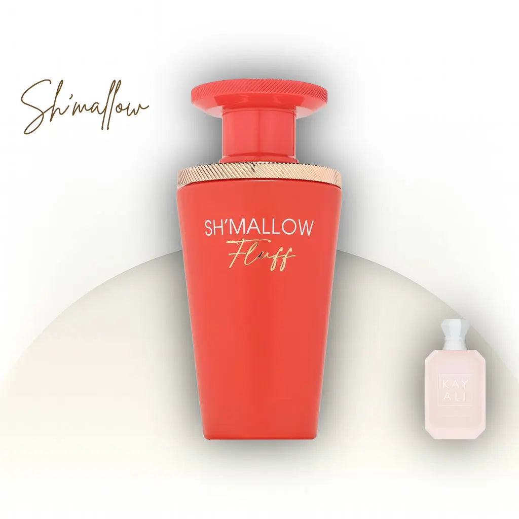 SH'MALLOW Fluff French Avenue בושם לנשים 100 מ״ל EDP | בהשראת Kayali Yum Boujee Marshmallow | ניחוח מתוק עם תות, מרשמלו, וניל ופרלין