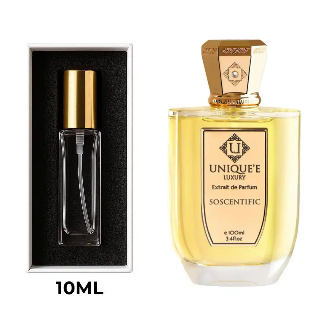 בושם SoScentific Unique’e Luxury יוניסקס 100 מ״ל Extrait de Parfum | זמין גם כדיקנט 10 מ״ל | ניחוח פירותי־פרחוני עם אפרסק, תות, דובדבן ווניל
