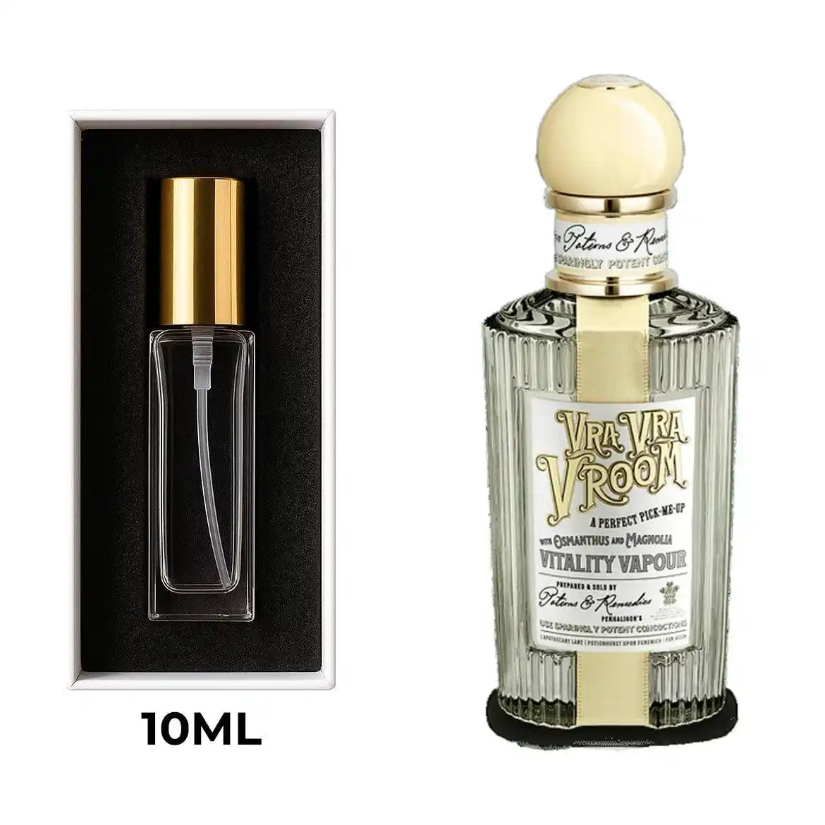 בושם Vra Vra Vroom Penhaligon's יוניסקס 100 מ״ל EDP | דיקנט 10 מ״ל | ניחוח פירותי־פרחוני עם משמש, מגנוליה, ורד ועור