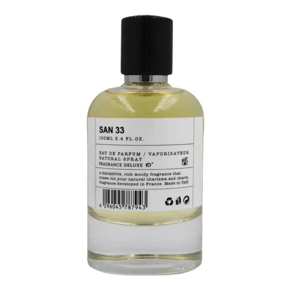 SAN 33 – בושם יוניסקס עצי בהשראת Santal 33 מבית Le Labo
