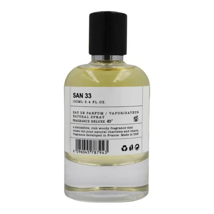 SAN 33 – בושם יוניסקס עצי בהשראת Santal 33 מבית Le Labo