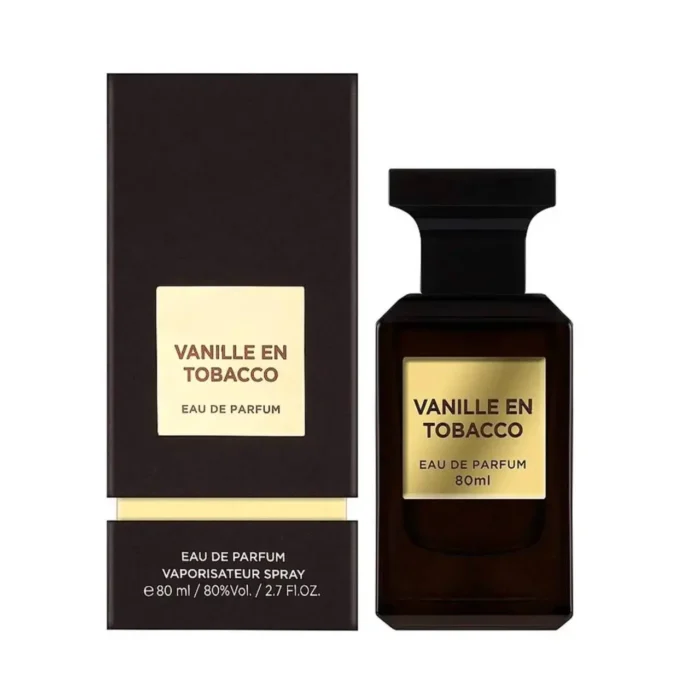 Vanille en Tobacco – בושם יוניסקס עשיר וחמים בהשראת Tobacco Vanille של Tom Ford
